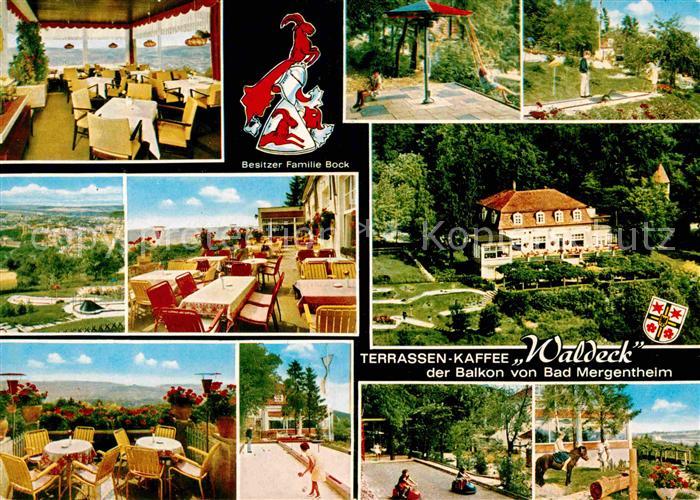 Bad Mergentheim Terrassen-Kaffee Waldeck