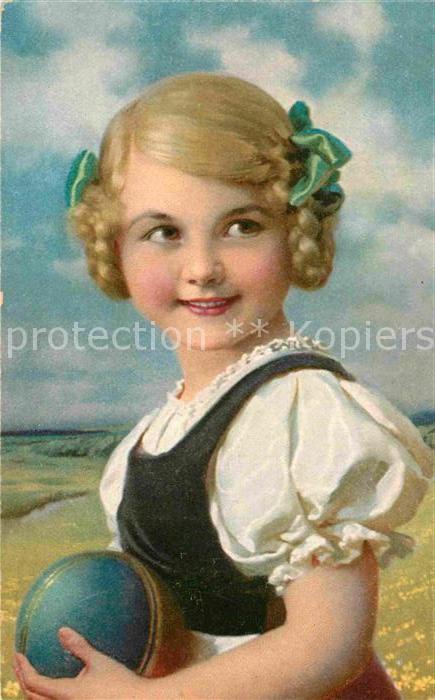 Kinder Child Enfants Maedchen Tracht Ball