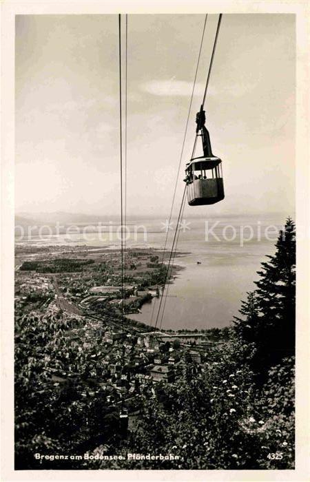 Seilbahn Pfaenderbahn Bregenz Bodensee