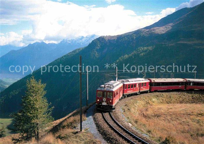 Eisenbahn Alp Grüm Val Poschiavo