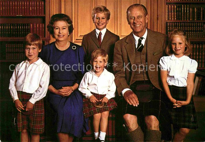 Adel England Queen Elizabeth II. Duke of Edinburgh Grandchildren