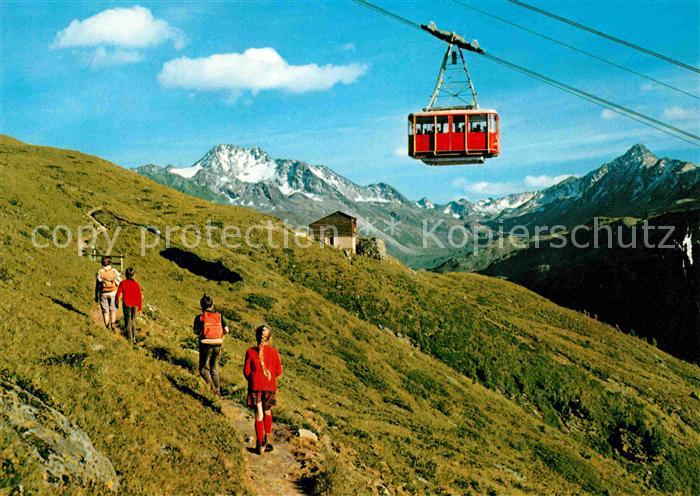 Seilbahn Pischa Flueela Wisshorn Schwarzhorn