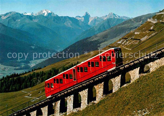 Zahnradbahn Parsennbahn Piz d_Aela Tinzenhorn Piz M