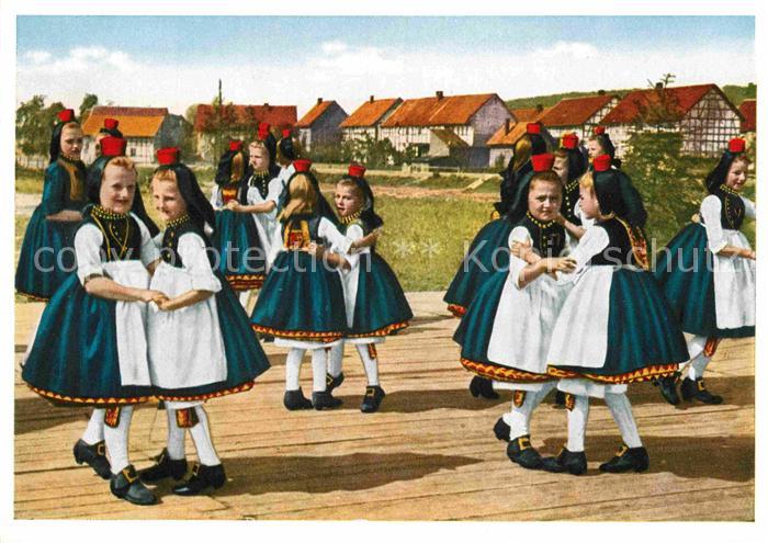 Trachten Hessen Schwalm Kinder Tanz
