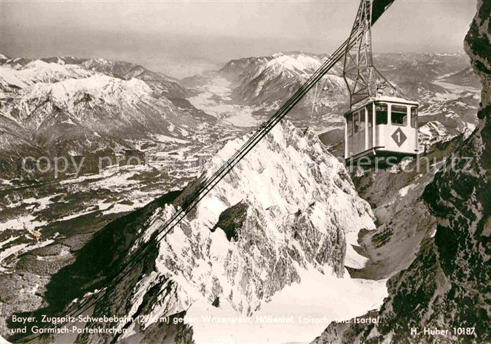 Seilbahn Bayerische Zugspitzbahn Waxenstein Hoellental Garmisch-Partenkirchen
