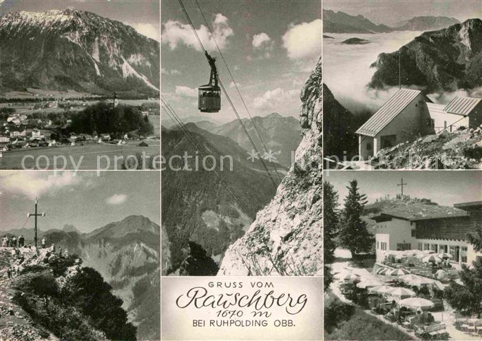 Seilbahn Rauschberg Ruhpolding Bergstation Rauschberg-Haus