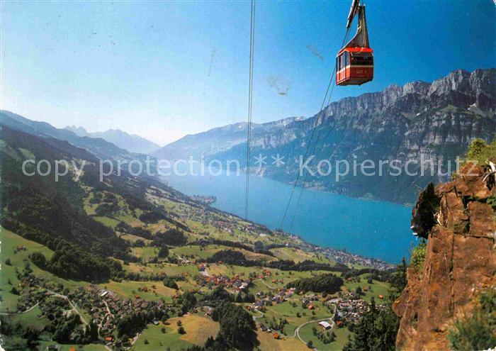 Seilbahn Unterterzen Tannenbodenalp Flumserberg