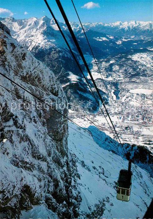 Seilbahn Karwendel Mittenwald Zugspitzgruppe Wettersteinspitze