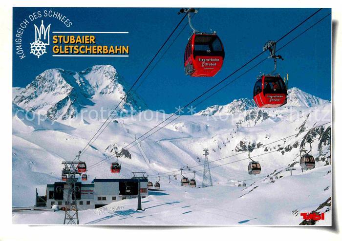 Seilbahn Stubaier Gletscherbahn Stubaital Mittelstation Fernau