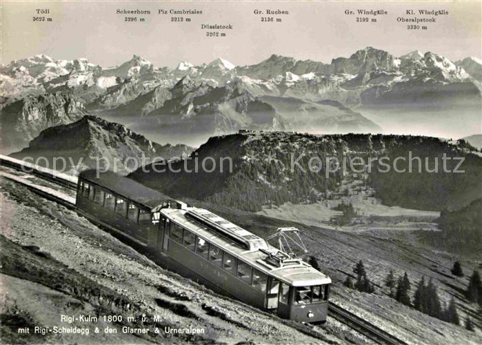 Zahnradbahn Rigi-Kulm Rigi-Scheidegg Urneralpen