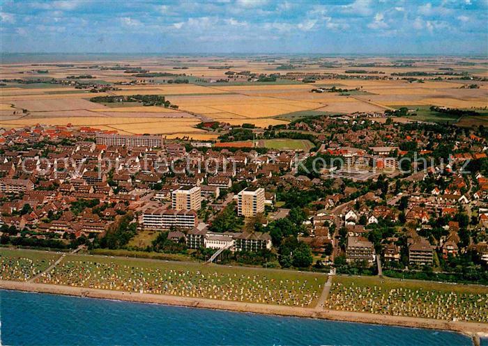 Buesum Nordseebad Fliegeraufnahme