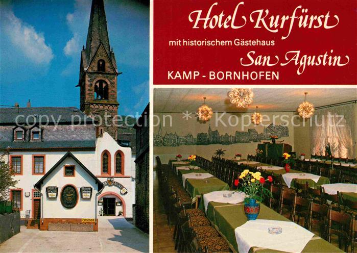 Bornhofen Kamp Hotel Kurfuerst Gaestehaus San Agustin