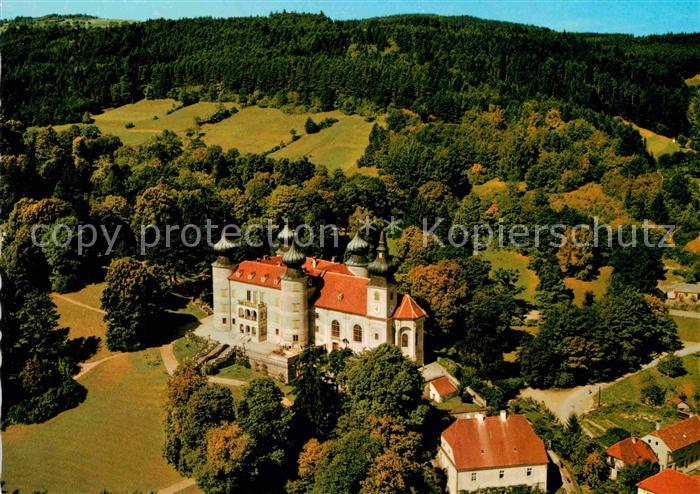 Artstetten-Poebring Schloss Artstetten Fliegeraufnahme