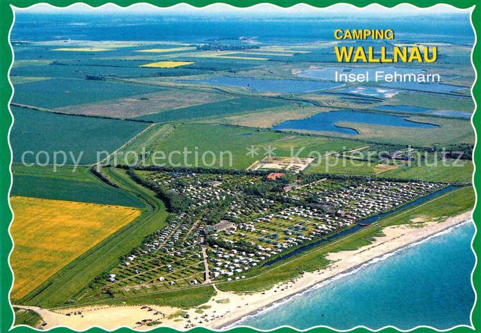 Fehmarn Fliegeraufnahme Camping Wallnau