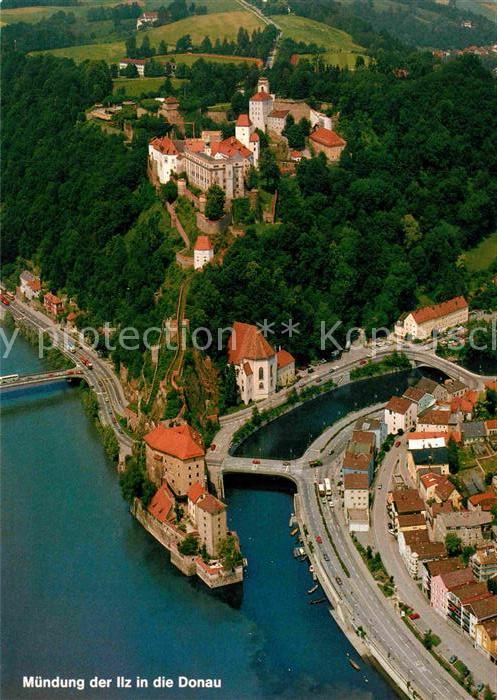 PAssAU Bayern Veste Oberhaus Wasserburg Niederhaus Salvatorkirche