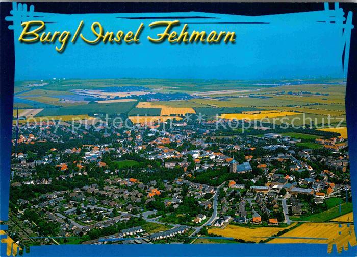 Burg Fehmarn Fliegeraufnahme
