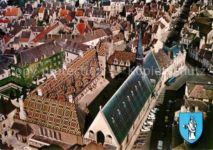 Beaune Cote d Or Burgund Hotel Dieu Fliegeraufnahme