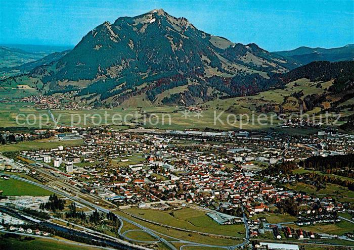 Sonthofen Oberallgaeu Fliegeraufnahme