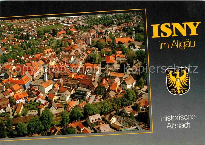 Isny Allgaeu Fliegeraufnahme