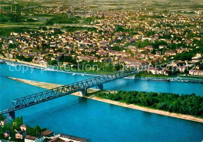 Neuwied Rhein Fliegeraufnahme