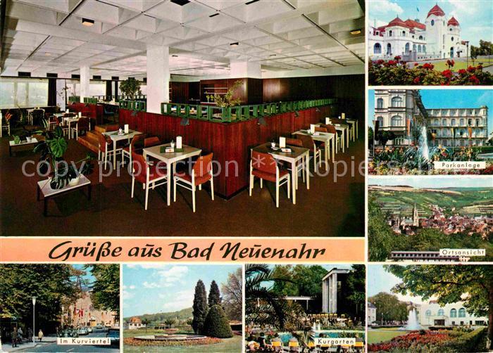 Bad Neuenahr-Ahrweiler Panorama Hoch-Cafe Parkanlage Kurgarten