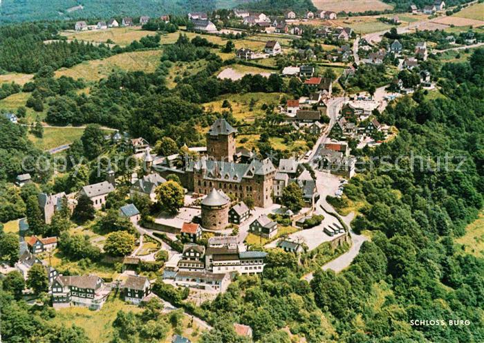 Burg Wupper Schloss Fliegeraufnahme