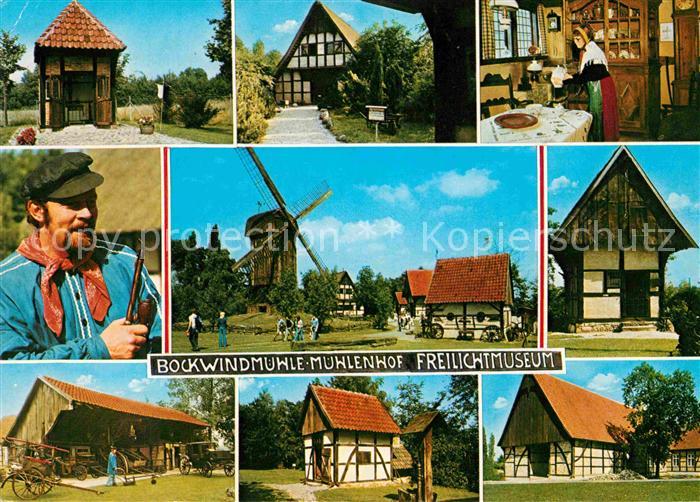 Muenster Westfalen Freilichtmuseum Bockwindmuehle Muehlenhof