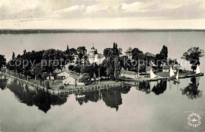 Steinhuder Meer Fliegeraufnahme Festung mit Wilhelmstein
