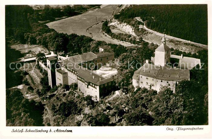 Attendorn Fliegeraufnahme Schloss Schnellenberg