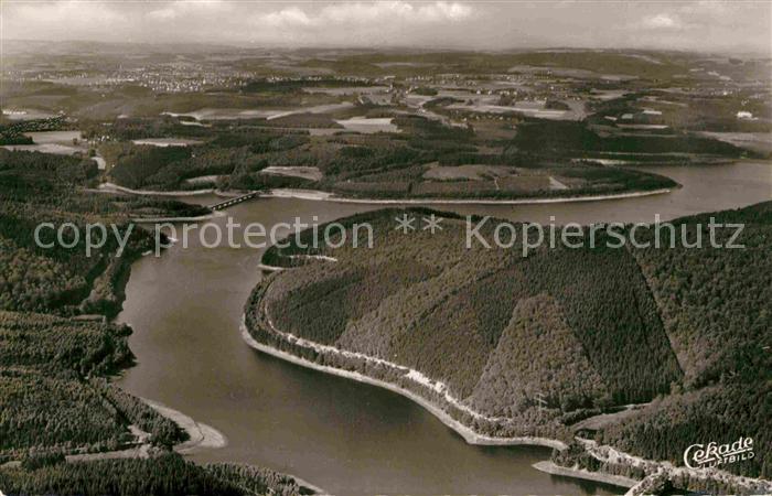Versetalsperre Fliegeraufnahme bei Luedenscheid