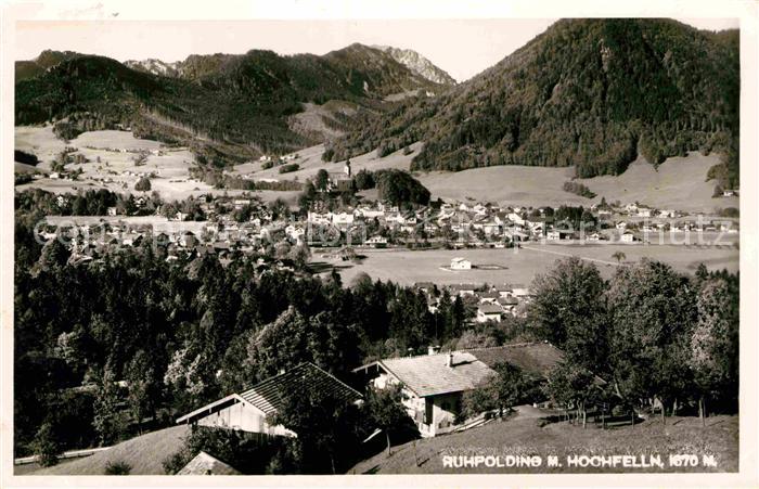 Ruhpolding Bayern mit Hochfelln
