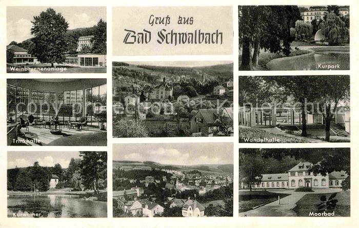 Bad Schwalbach Kurpark Wandelhalle Moorbad Trinkhalle