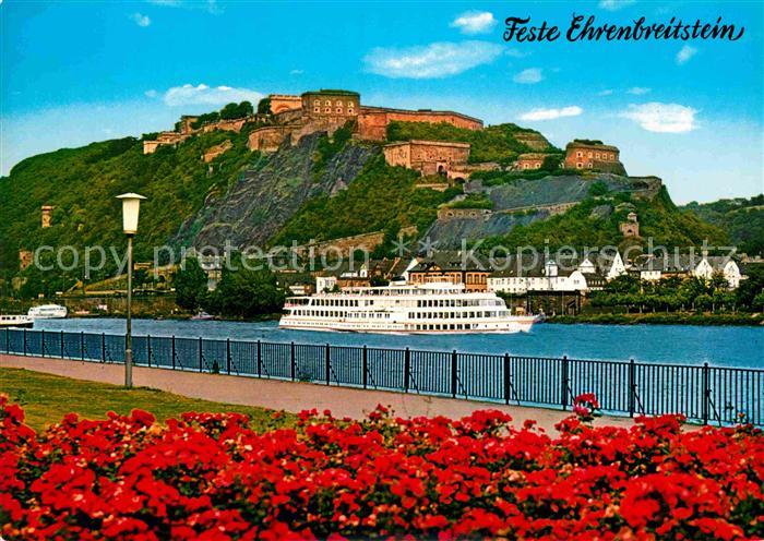 Ehrenbreitstein Festung Rheinpartie