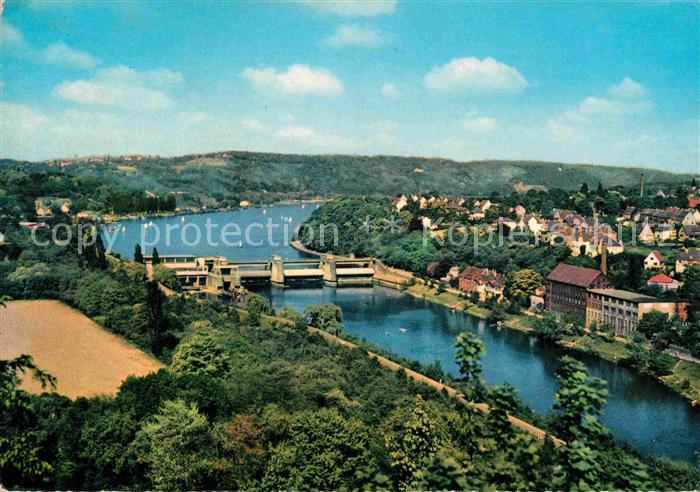 Essen Ruhr Fliegeraufnahme Baldeney-See