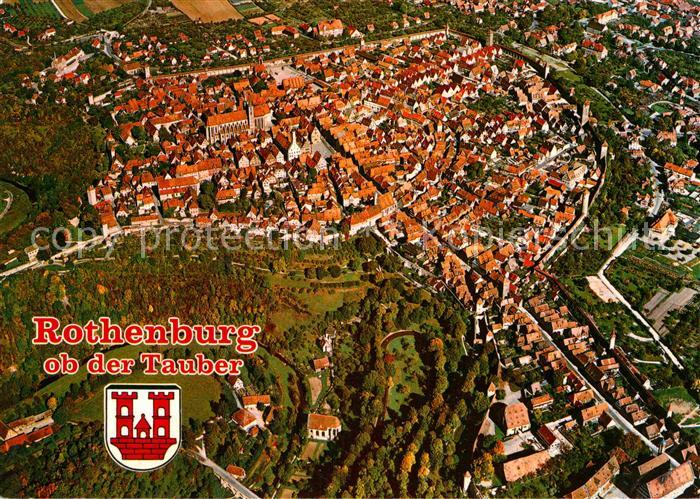 Rothenburg Tauber Fliegeraufnahme