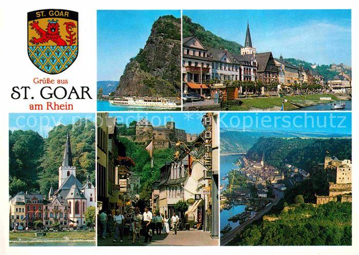 St Goar Rheinpartie Altstadt