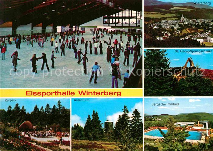 Winterberg Hochsauerland Eissporthalle Freibad Winterberg
