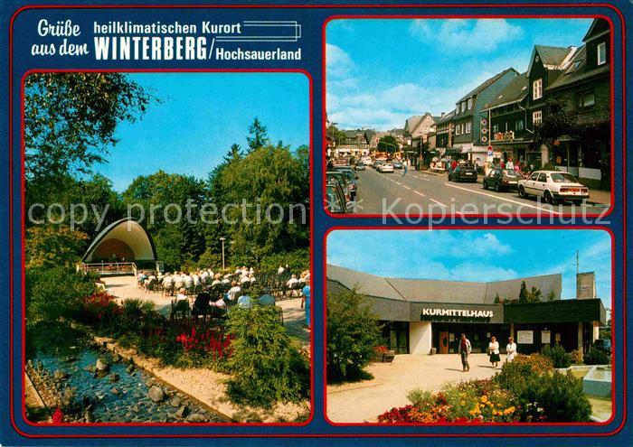 Winterberg Hochsauerland Konzertplatz Kurmittelhaus Strassenpartie