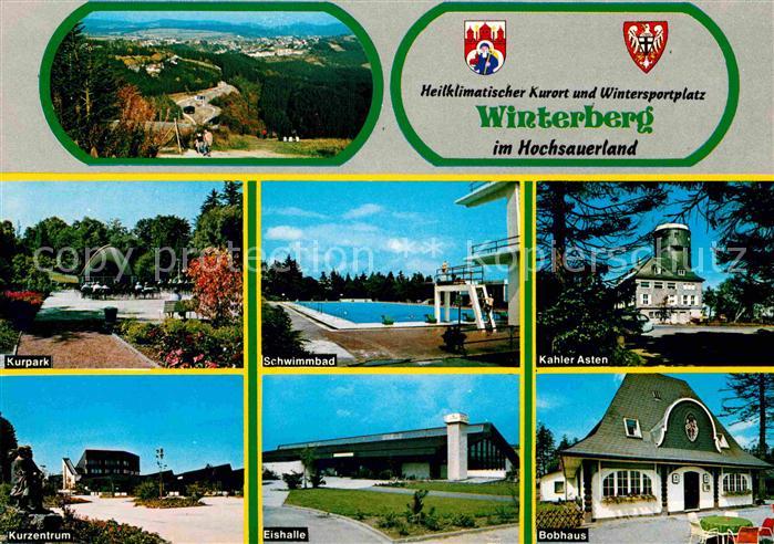 Winterberg Hochsauerland Kurpark Kahler-Asten Bobhaus Eishalle Schwimmbad