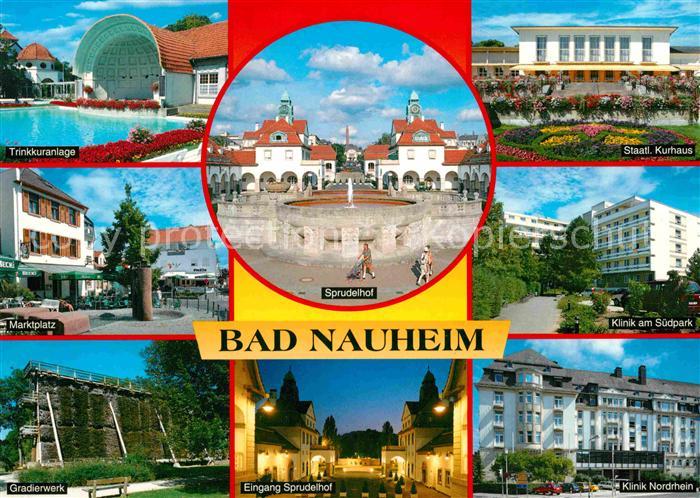 Bad Nauheim Sprudelhof Kurhaus Gradierwerk Kliniken