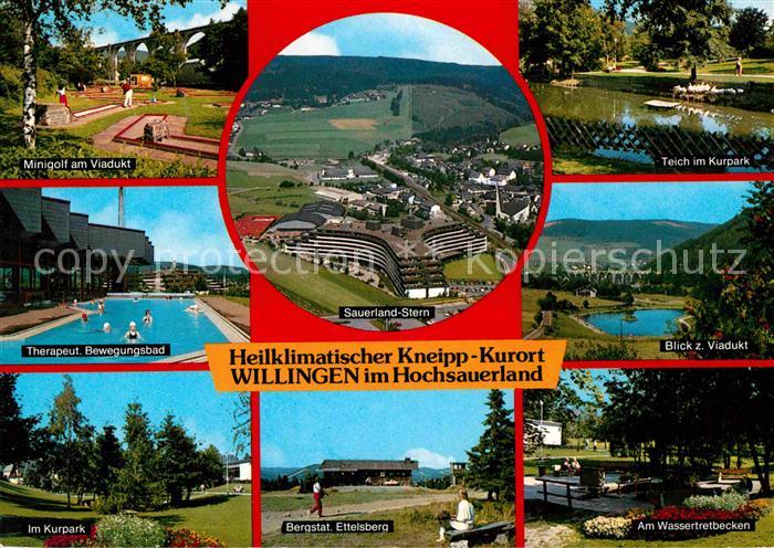 Willingen Sauerland Sauerland-Stern Kurpark Viadukt Freibad Minigolf