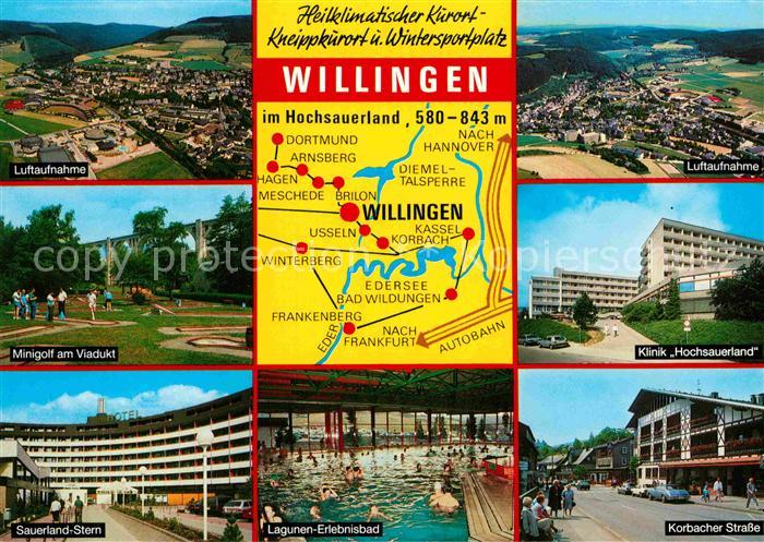 Willingen Sauerland Korbacher Strasse Bewegungsbad Viadukt Minigolf Sauerland-St