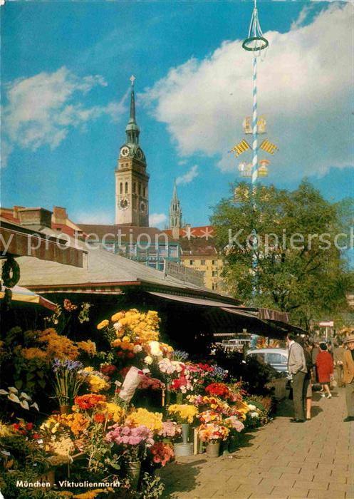 Muenchen Bayern Viktualienmark