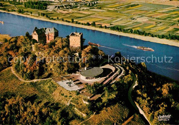 Bad Niederbreisig Fliegeraufnahme Burg Rheineck