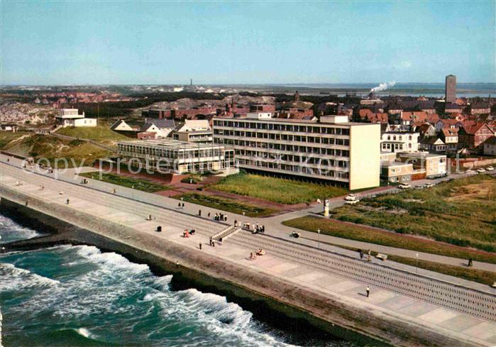 Norderney Nordseebad Fliegeraufnahme Sanatorium der LVA Westfalen