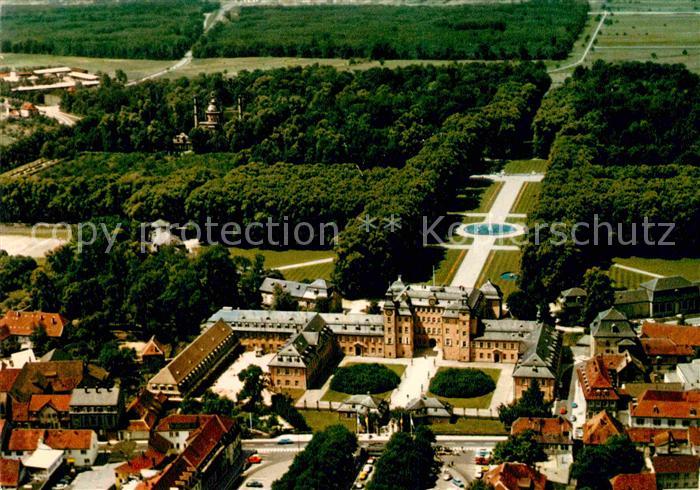 Schwetzingen Fliegeraufnahme bei Heidelberg Schlossgarten