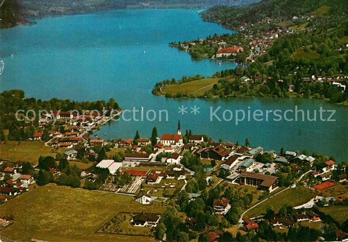 Rottach-Egern Fliegeraufnahme am Tegernsee