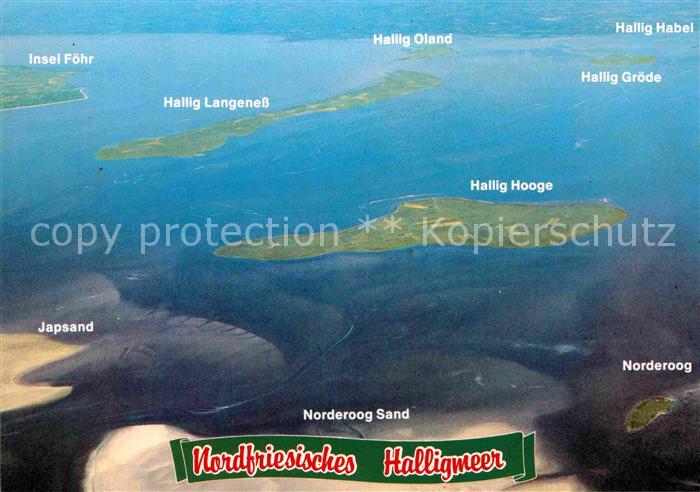 Hallig Hooge Nordfriesisches Halligmeer Norderoog und Halligen