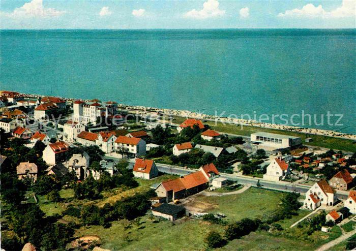 Cuxhaven Duhnen Nordseebad Fliegeraufnahme mit Strand