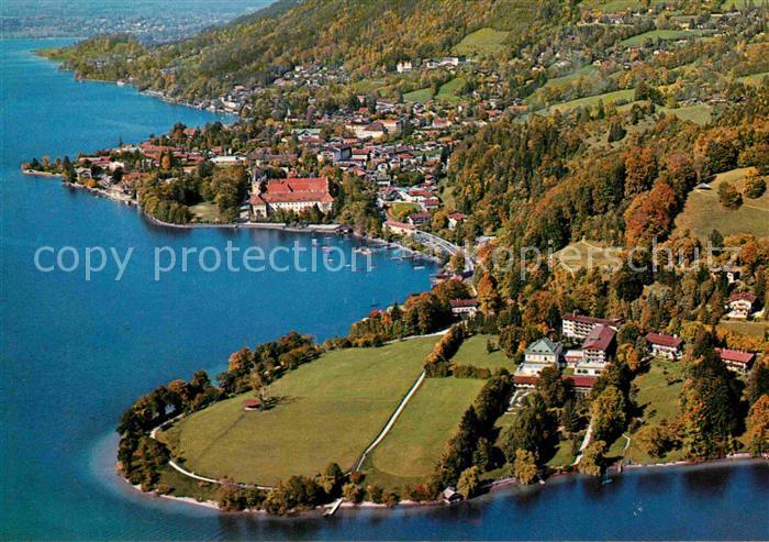Tegernsee Bayern Fliegeraufnahme Sanatorium Seeheim